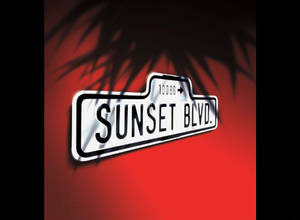 Ταπετσαρία Πινακίδας Sunset Boulevard — Ηλιοβασίλεμα λεωφόρος Ταπετσαρία