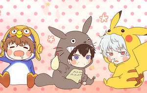 Ταπετσαρία anime παιδιών με φόρμα Pikachu — Ανιμέ παιδιά Ταπετσαρία