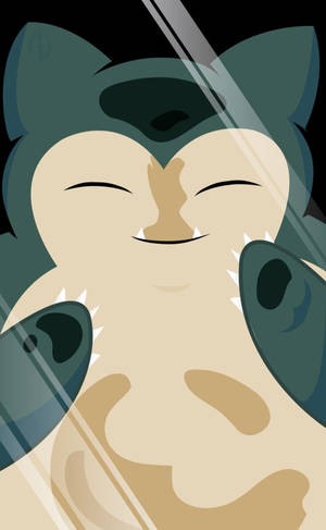 Ταπετσαρία με Snorlax σε γυάλινο κινητό — Galaxy Tab Ταπετσαρία