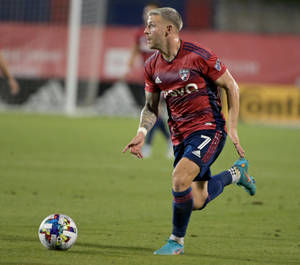 Πολ Αριόλα FC Dallas Ποδοσφαιρικός Αγώνας — Ποδόσφαιρο GIF Ταπετσαρία