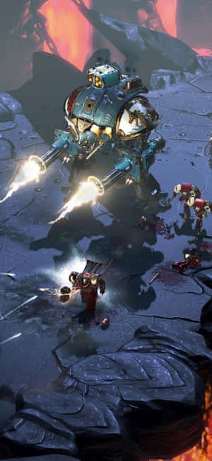 Iphone Xs Dawn Of War Iii Background — Galaxy XCover7 Ταπετσαρία