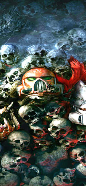 Iphone Xs Dawn Of War Iii Φόντο — Honor 600 Pro Ταπετσαρία