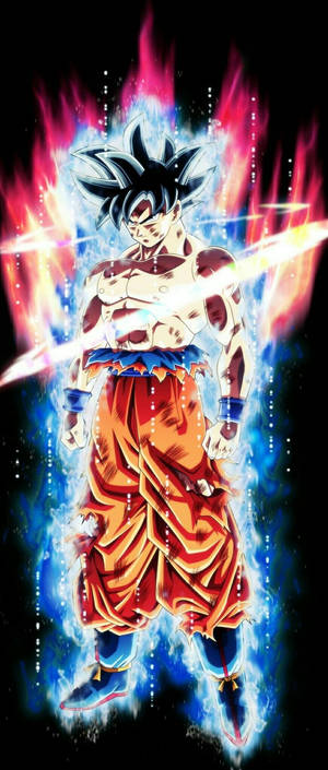 Goku ultra instinct πορτρέτο ταπετσαρία — Galaxy Z Flip Ταπετσαρία