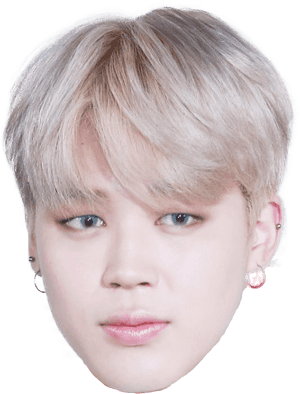 Πορτρέτο Jimin με Ξανθά Μαλλιά