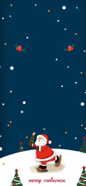 Funny Christmas Iphone — iPhone 14 Plus Ταπετσαρία