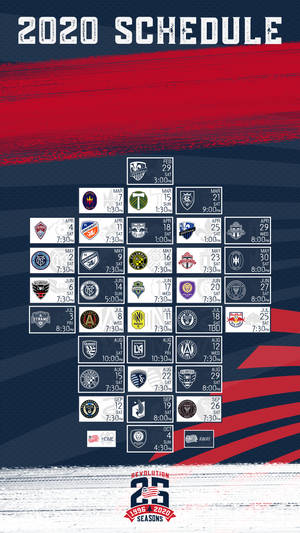 Πρόγραμμα MLS 2020 της Νέας Αγγλίας Revolution — Ποδόσφαιρο GIF Ταπετσαρία