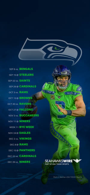 Ταπετσαρία Προγράμματος Seattle Seahawks — iPhone 16 Pro Max Ταπετσαρία