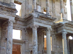 Πρόσοψη Στηλών Βιβλιοθήκης του Κέλσου