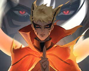 Πρόσωπο Naruto σε Λειτουργία Baryon — Ναρούτο μπάριον μόδα Ταπετσαρία