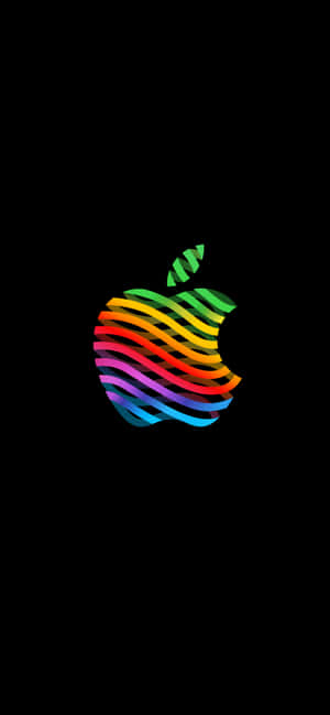 Ρετρό Λογότυπο Apple — iPhone X Ταπετσαρία