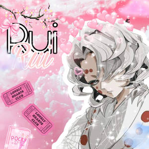 Ταπετσαρία ροζ Rui Demon Slayer — Rui Kimetsu no Yaiba Ταπετσαρία
