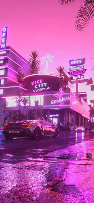 Φόντο Vaporwave — OnePlus Nord CE Ταπετσαρία