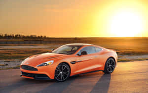 Σαγηνευτικό Aston Martin Vanquish εν κινήσει — MacBook Pro 13 Ταπετσαρία