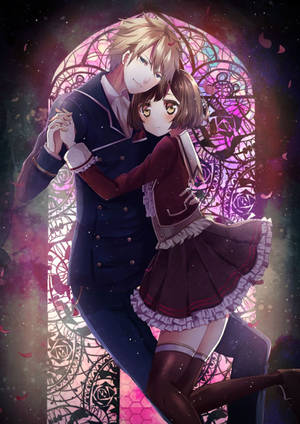 Ταπετσαρία Ζευγαριού Χορού Anime