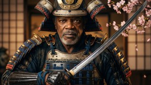 Ο Samuel L. Jackson ως ένας άγριος πολεμιστής σαμουράι.