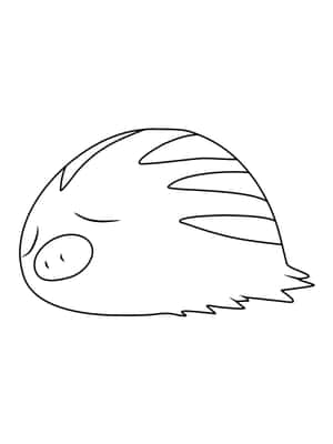 Σελίδα ζωγραφικής Swinub — Pokemon Τηλέφωνο Ταπετσαρία