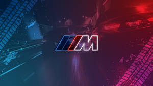 Σημάδια Ελαστικών Αυτοκινήτου Λογότυπο BMW M — Bmw Ταπετσαρία