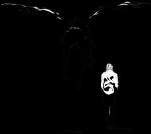 Σιλουέτα του Light Yagami και του Ryuk
