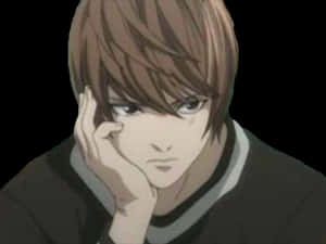 Σκεπτόμενος Χαρακτήρας Anime Light Yagami