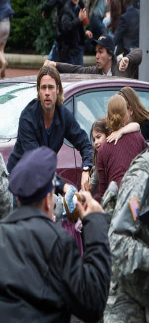 Iphone Xs Max World War Z Φόντο — Samsung S23 Ταπετσαρία