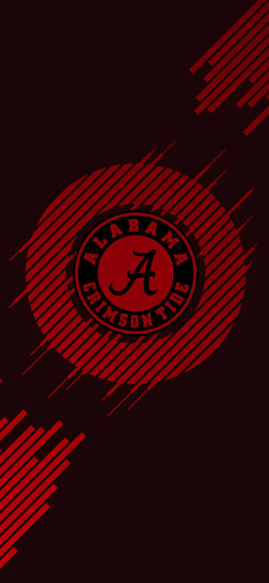 Ταπετσαρία Σκούρο Κόκκινο Έργο Τέχνης Alabama Crimson Tide — iPhone 18 Ταπετσαρία