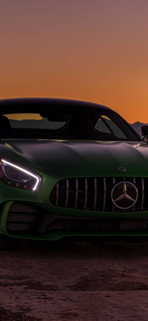 Σκούρο Πράσινο Mercedes iPhone X — Galaxy S25 Ultra Ταπετσαρία