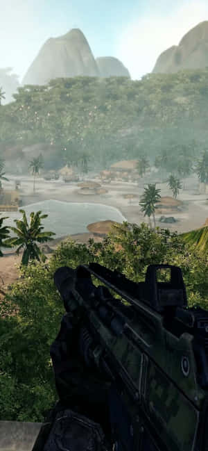 Φόντο Iphone Xs Max Crysis Warhead — Realme C100x Ταπετσαρία