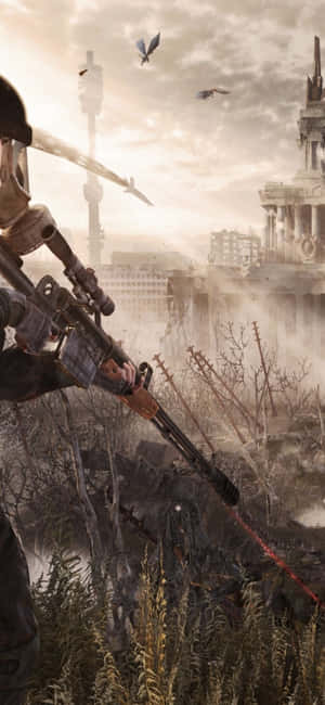 Φόντο Iphone X Metro Last Light — Xiaomi 17 Pro Ταπετσαρία