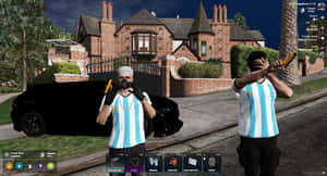 GTA 5, συμμορία, Αργεντινή, αυτοκίνητο, PNG μπλούζας, αύρα, αδερφός