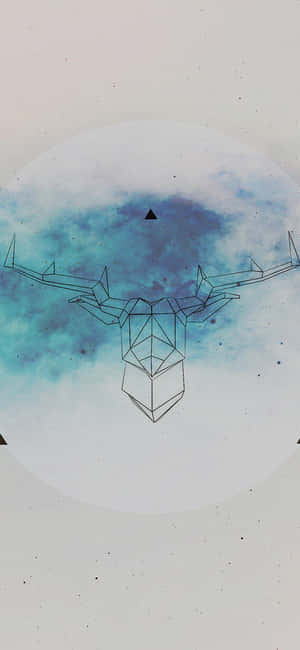 Σύγχρονη τέχνη ελάφι — Xiaomi 17 Max Ταπετσαρία