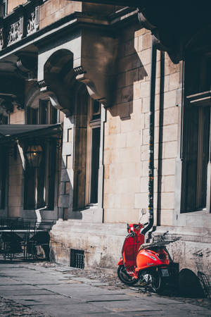 Κόκκινο Vespa — Xiaomi Pad 8 Pro Ταπετσαρία