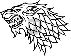 Σύμβολο Οίκου Σταρκ Game of Thrones — 权力的游戏 第八季 Ταπετσαρία