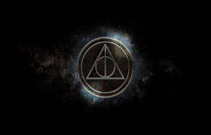 Σύμβολο Ιερών Κειμηλίων Harry Potter iPad — Αισθητική Χάρι Πότερ Ταπετσαρία