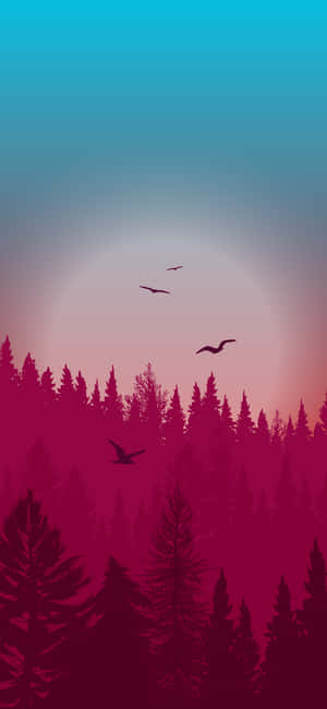 Night Forest — Pixel 8 Ταπετσαρία