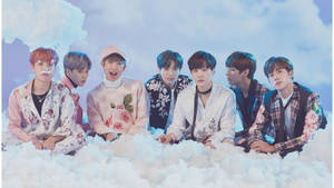 BTS Επιφάνεια Εργασίας σε Ψεύτικο Χιόνι — Bts επιφάνεια εργασίας Ταπετσαρία