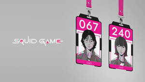 Ταυτότητα τέχνης 067 Squid Game ταπετσαρία — 067 오징어 게임 Ταπετσαρία