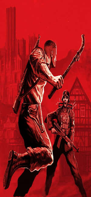 Iphone Xs Wolfenstein Ii Φόντο — RedMagic Ταπετσαρία