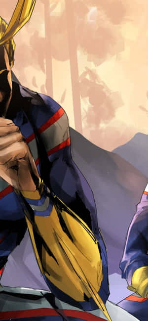 Φόντο All Might — Honor 500 Smart Ταπετσαρία