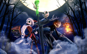 Τρεις Τζακ από το The Nightmare Before Christmas — The Nightmare Before Christmas Ταπετσαρία