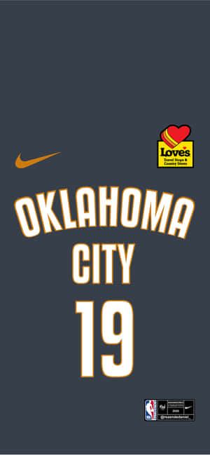 Φανέλα Νο. 19 των Oklahoma City Thunders — Redmi Note 17 Ταπετσαρία