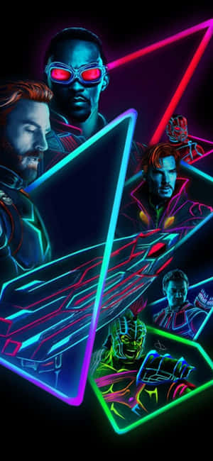 Iphone Neon Φόντο — Infinix GT Ταπετσαρία