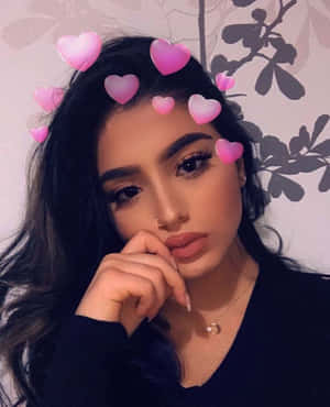 Φωτογραφίες Snapchat — Κορίτσι Ταπετσαρία