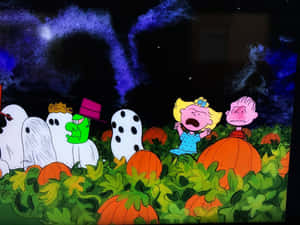 Φωτογραφίες Halloween του Τσάρλι Μπράουν — Απόκοσμη ατμόσφαιρα Χάλογουιν Ταπετσαρία