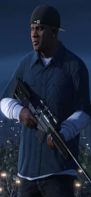Φόντο iPhone X Grand Theft Auto V — Γαλαξίας M07 Ταπετσαρία