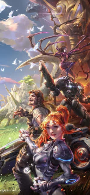 Φόντο Iphone X Starcraft Ii — Huawei Pura 90 Pro Max Ταπετσαρία