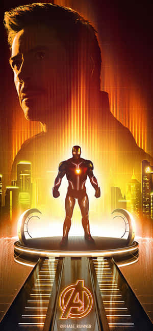 Φόντο Iphone X με Iron Man — Honor X6e Ταπετσαρία