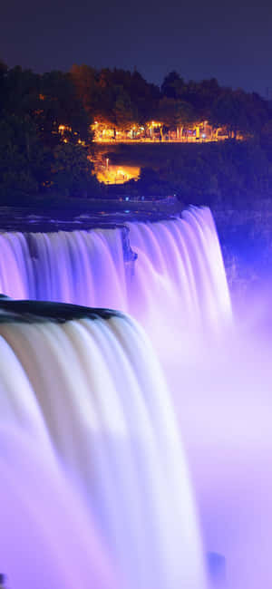 Iphone X Niagara Falls φόντο — Honor X7e Plus Ταπετσαρία