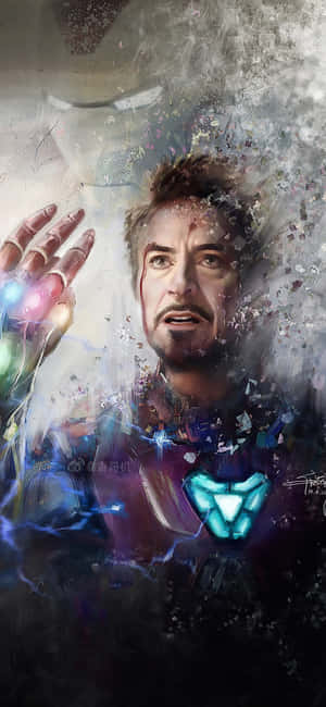 Φόντο Iphone X Iron Man — Redmi Note 17 Ταπετσαρία