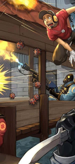 Φόντο Iphone Xs Team Fortress 2 — Vivo Y6 Ταπετσαρία