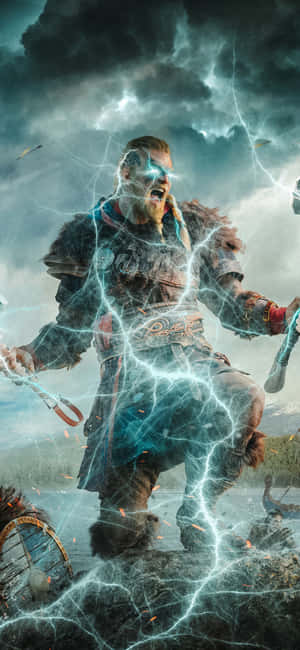 Φόντο Iphone Xs Assassin's Creed Valhalla — Huawei Enjoy 70X Energy Ταπετσαρία